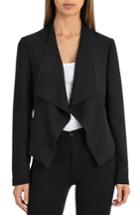 Women's Bagatelle Crepe Drape Jacket - Black
