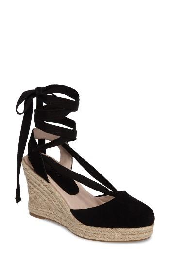 Women's Topshop Waves Espadrille Wedge .5us / 36eu - Black