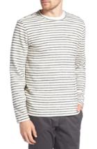 Men's 1901 Stripe Cotton Blend Sweater - Ivory