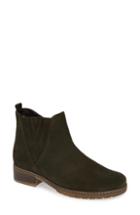 Women's Gabor Suede Bootie M - Green