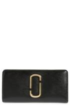 Women's Marc Jacobs Snapshot Open Face Leather Wallet -