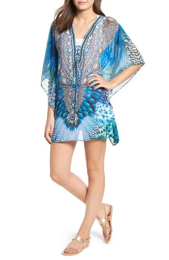 Women's Asa Kaftans Lanikai Short Kaftan - Blue