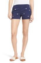 Women's Vineyard Vines Whale Embroidered Chino Shorts - Blue