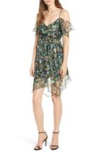 Women's Kendall + Kylie Floral Ruffle Wrap Dress - Yellow