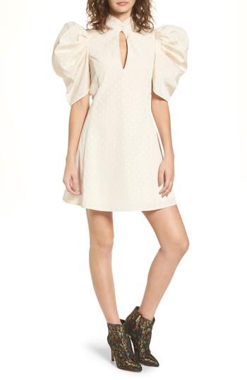 Women's Leith Puff Sleeve Dress - Beige