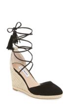 Women's Steve Madden Bestow Wraparound Wedge M - Black