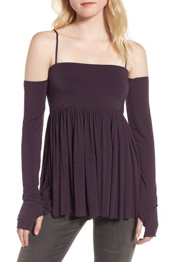 Women's Bailey 44 Zombie Off The Shoulder Top - Purple