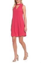 Women's Halogen Cutout Detail Choker Dress - Pink