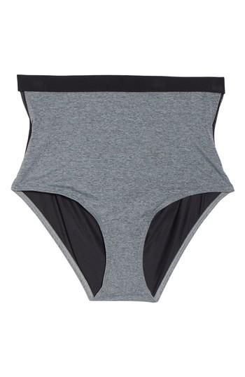Women's Chromat Yoko High Waist Bikini Bottoms - Grey