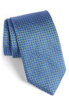 Men's David Donahue Neat Silk Tie, Size - Green
