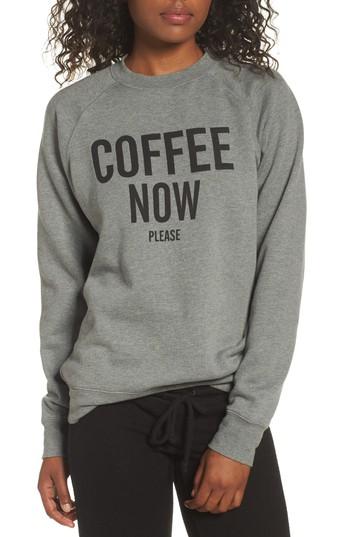 Women's Brunette The Label Coffee Now Lounge Sweatshirt