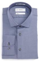 Men's Calibrate Trim Fit Dress Shirt .5 32/33 - Blue