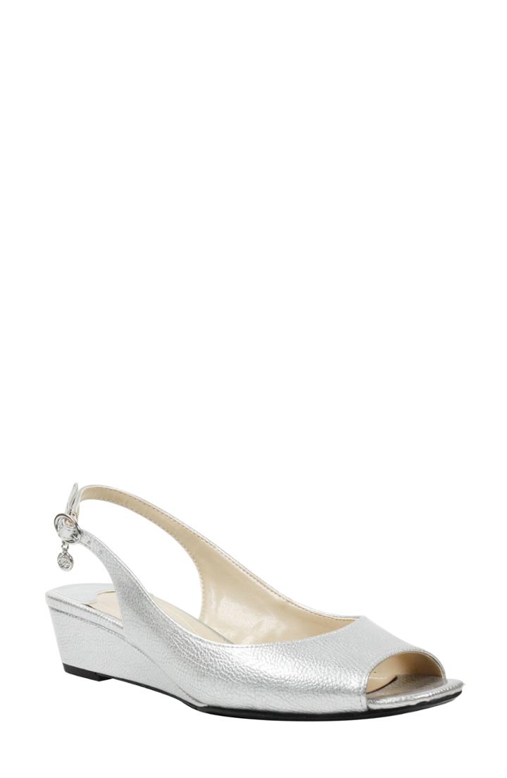 Women's J. Renee Alivia Slingback Sandal Aa - Metallic