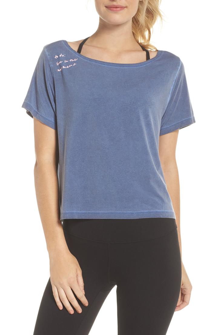 Women's 1901 Bow Neck Stretch Cotton Blend Tee