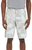 Men's Original Paperbacks Havana Print Linen Shorts - Blue