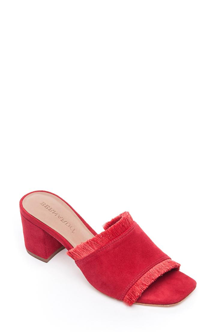 Women's Bernardo Bryn Slide Sandal M - Red
