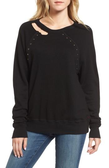 Women's N:philanthropy Nic Studded Sweatshirt - Black