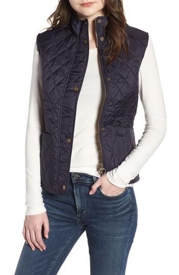Women's Barbour Summer Liddesdale Gilet Vest Us / 10 Uk - Blue