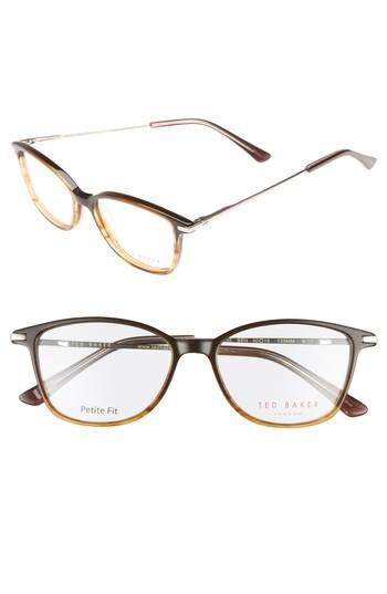 Women's Ted Baker London Fit 50mm Optical Glasses - Brown