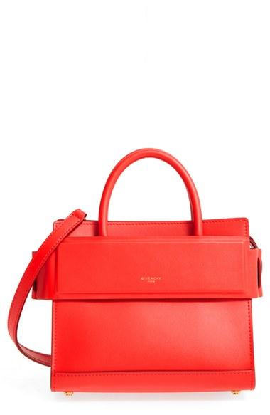 Givenchy Mini Horizon Calfskin Leather Tote -