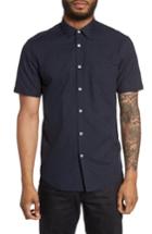 Men's Good Man Brand On Point Trim Fit Square Print Sport Shirt
