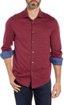 Men's Bugatchi Fit Sport Shirt, Size Small - Pink