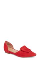 Women's Linea Paolo Sophie D'orsay Flat .5 M - Red