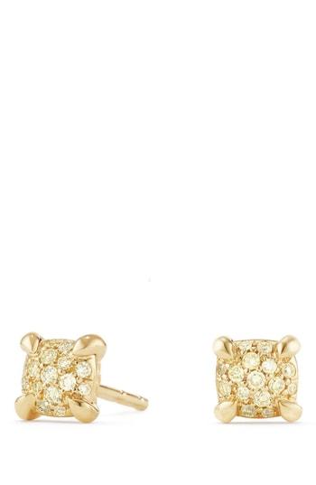 Women's David Yurman Chatelaine Stud Earrings With Diamonds