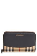 Women's Burberry Marston Zip Around Wallet - Black