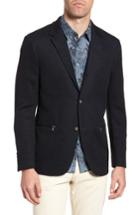 Men's John Varvatos Star Usa Regular Fit Cotton & Linen Blazer - Blue