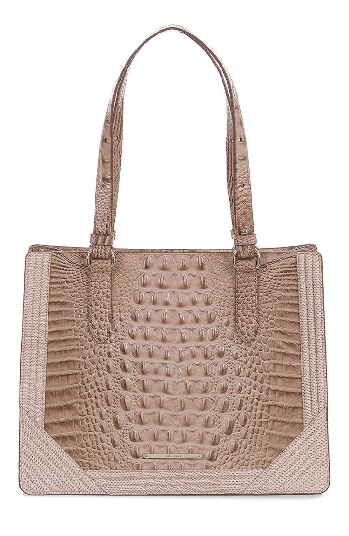 Brahmin Medium Camille Leather Satchel -