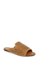 Women's Jessica Simpson Kloe Studded Slide Sandal .5 M - Brown