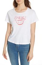 Women's Re/done Smile Graphic Tee - White