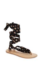 Women's Amuse Society X Matisse Oceano Lace-up Sandal M - Black