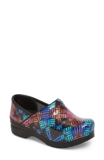 Women's Dansko 'professional' Clog .5-6us / 36eu M - Blue/green
