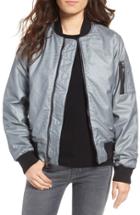 Women's Hudson Jeans Gene Metallic Bomber Jacket