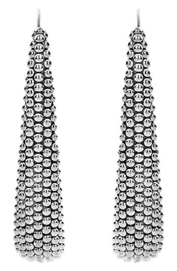 Women's Lagos Signature Caviar Linear Earrings