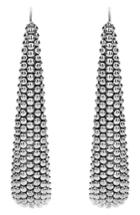 Women's Lagos Signature Caviar Linear Earrings