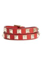 Women's Valentino Garavani Leather Double Bracelet