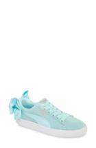 Women's Puma Bow Sneaker .5 M - Blue