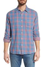 Men's Faherty Belmar Reversible Shirt, Size - Blue