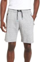 Men's Zella Magnetite Fleece Tech Shorts, Size - Grey