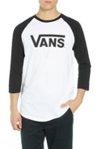Men's Vans Classic Raglan T-shirt - White