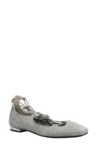 Women's J. Renee Zurina Lace-up Flat B - Grey
