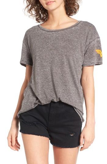 Women's Junk Food Wonder Woman Graphic Tee - Grey