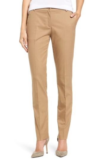 Women's Brax Comfort Blend Trousers - Beige