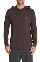 Men's Billabong Diamond Hooded T-shirt, Size - Grey