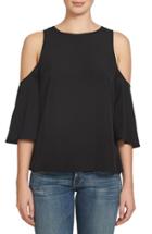 Women's 1.state Cold Shoulder Blouse - Black