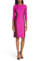 Women's Milly Colorblock Scuba Crepe Body-con Dress - Pink