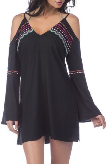 Women's La Blanca Spice Market Cover-up Tunic - Black